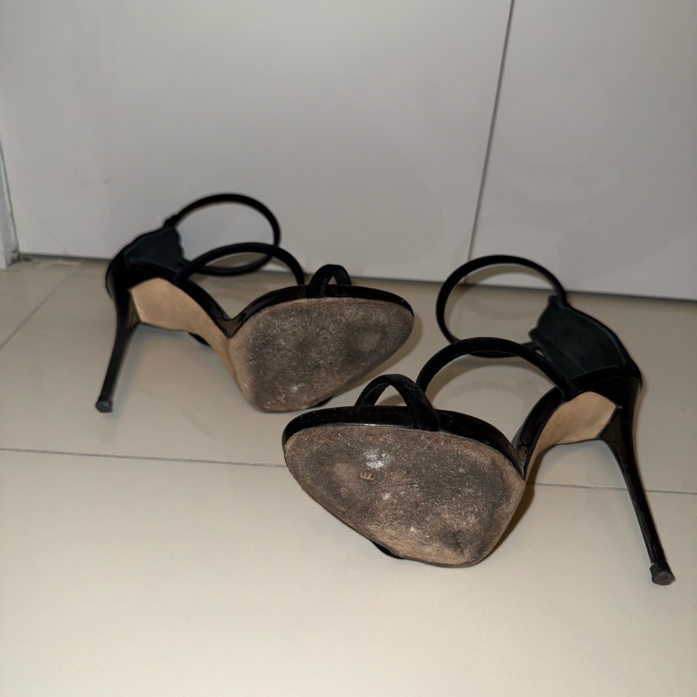 Giuseppe Zanotti Black Strappy Heels - Picture 3 of 3